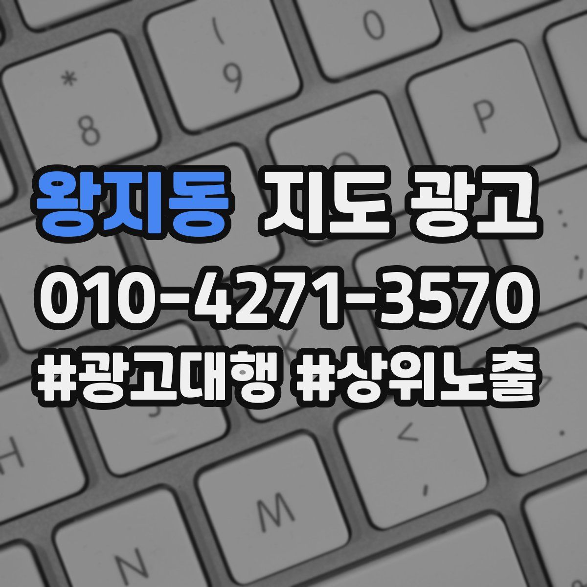 왕지동 지도 광고