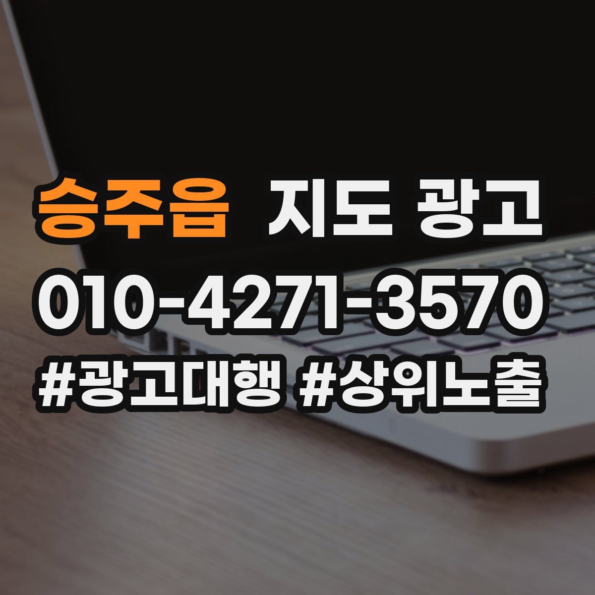 승주읍 지도 광고