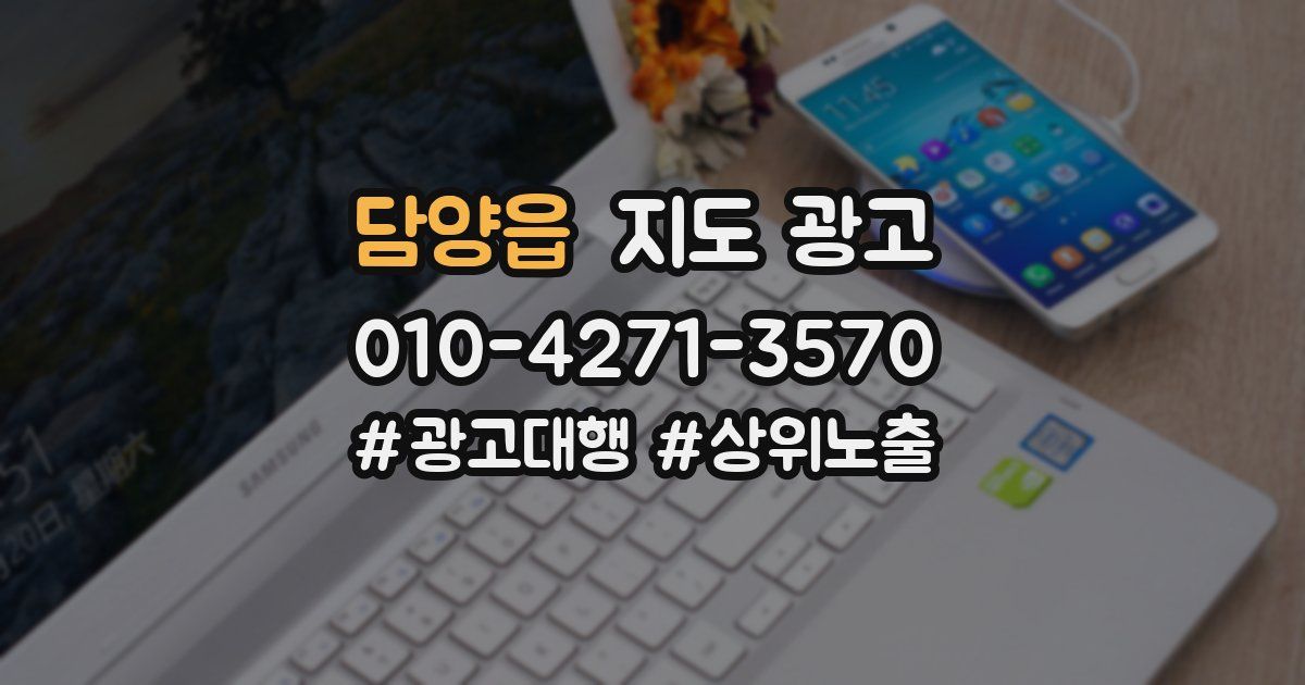 담양읍 지도 광고