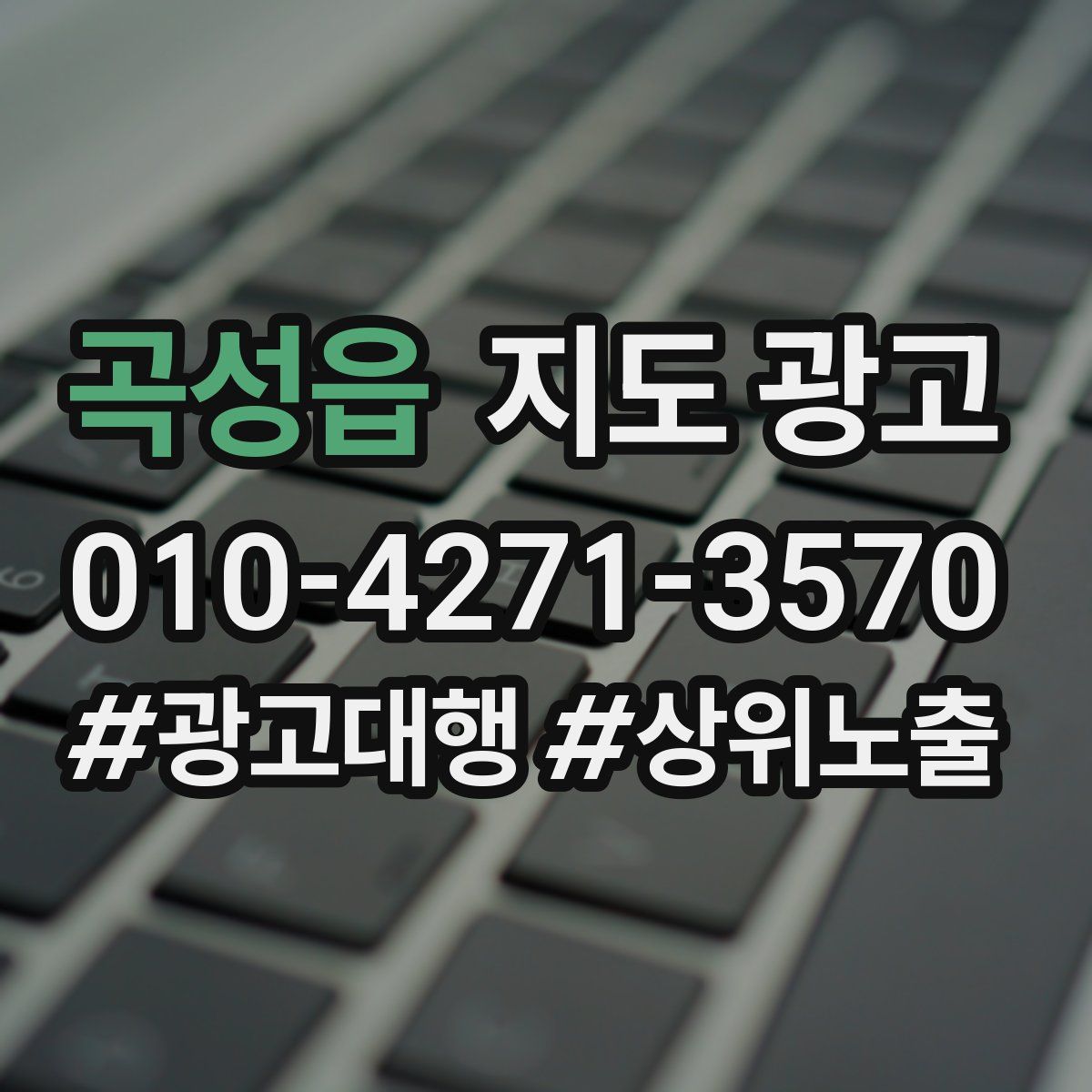 곡성읍 지도 광고