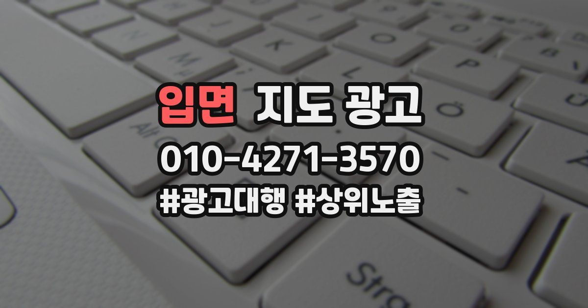 입면 지도 광고