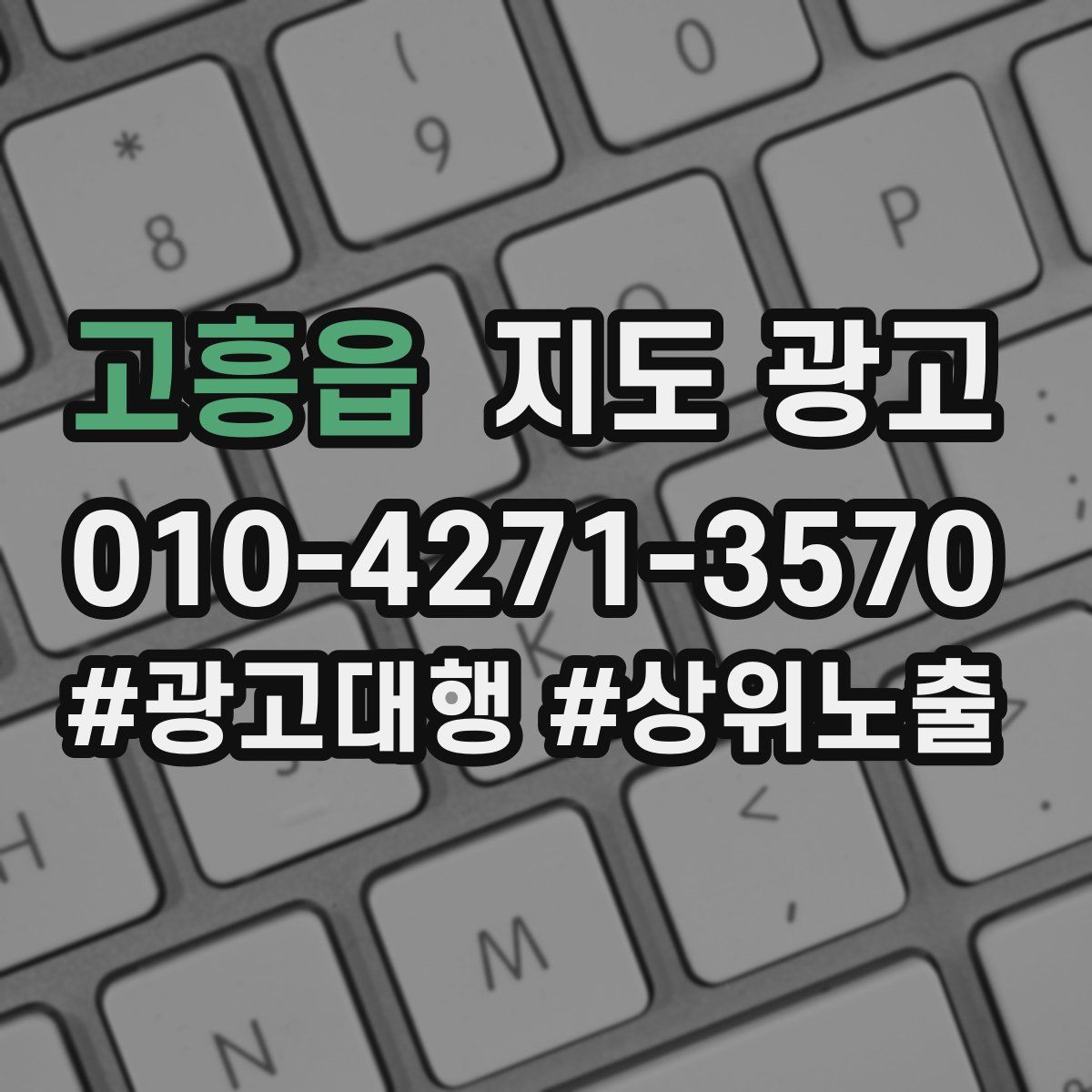 고흥읍 지도 광고