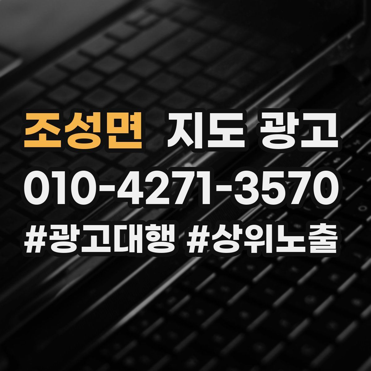 조성면 지도 광고