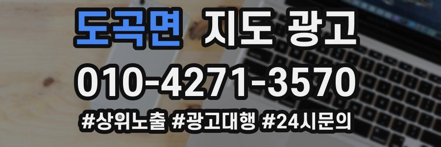 도곡면 지도 광고