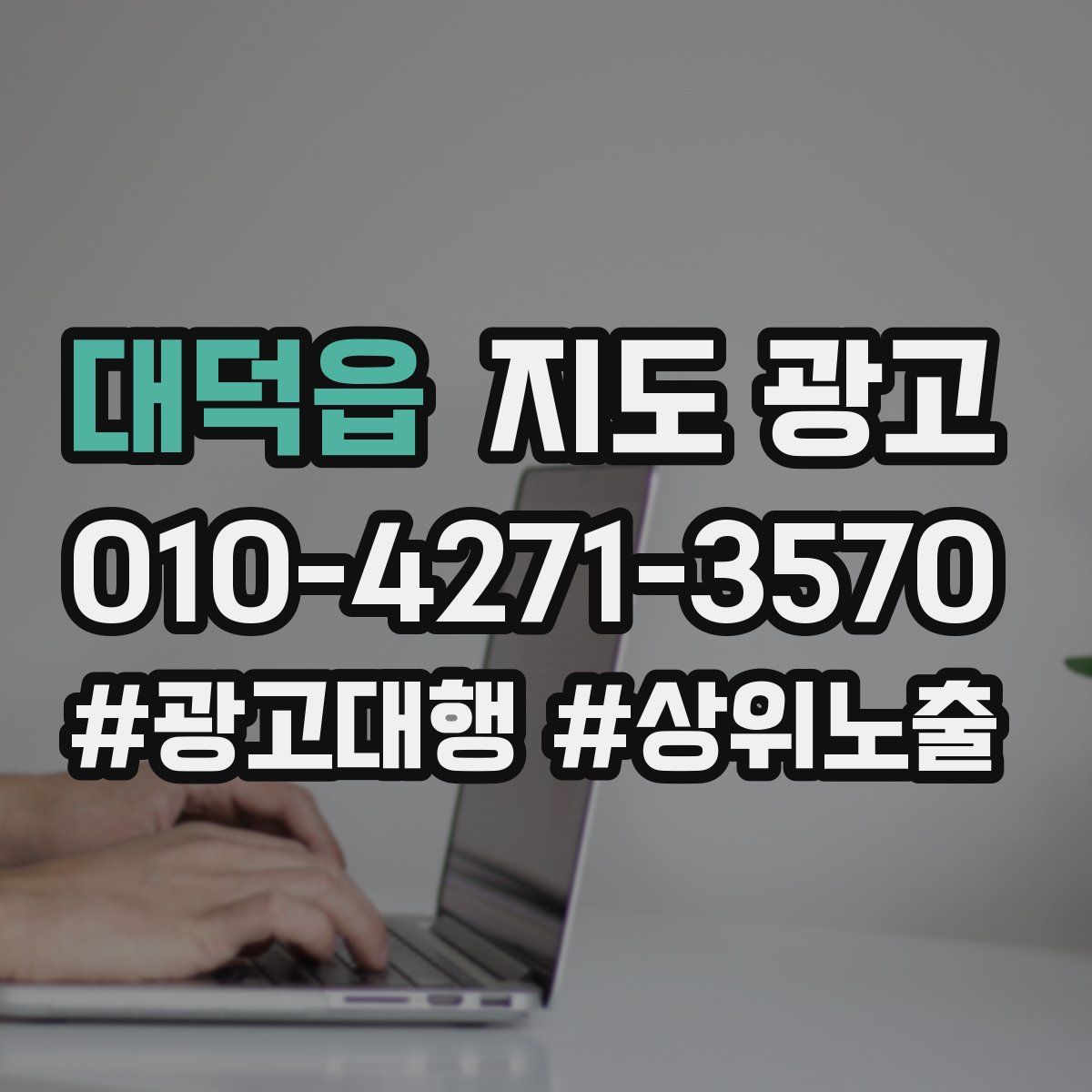대덕읍 지도 광고
