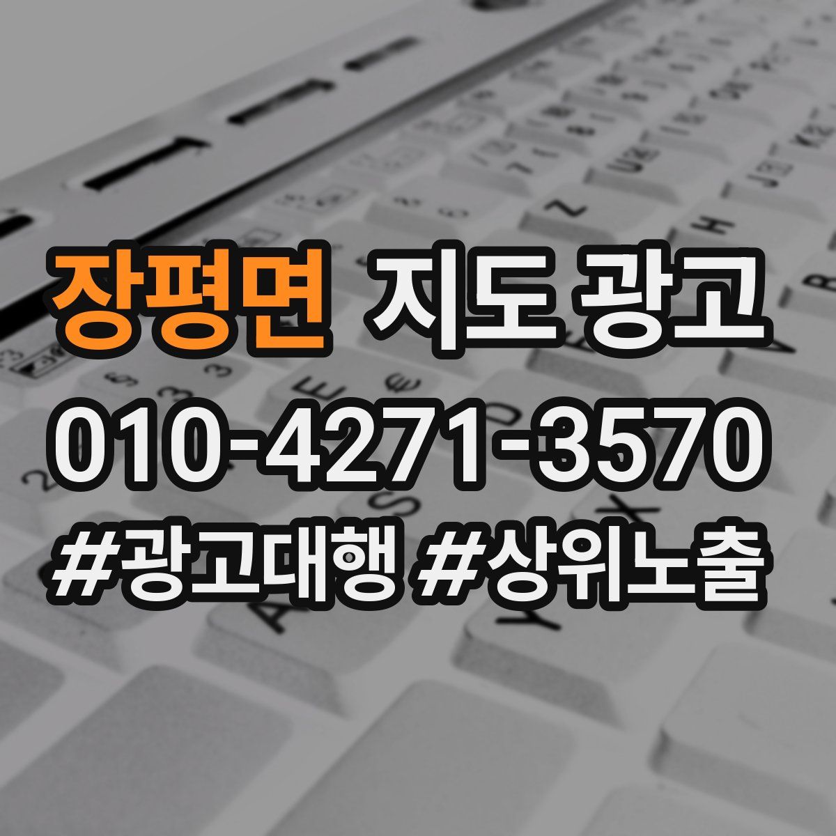 장평면 지도 광고