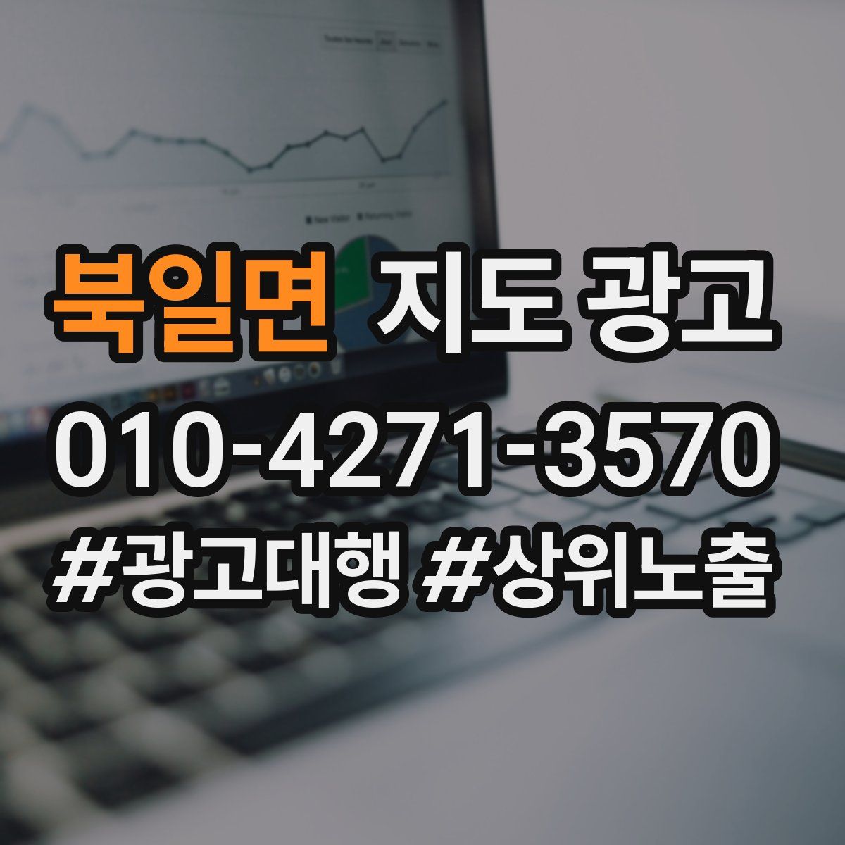 북일면 지도 광고
