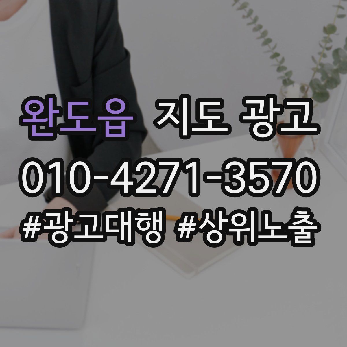 완도읍 지도 광고