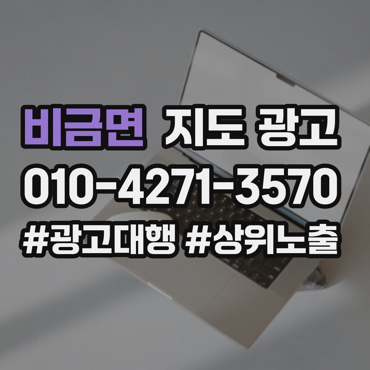 비금면 지도 광고