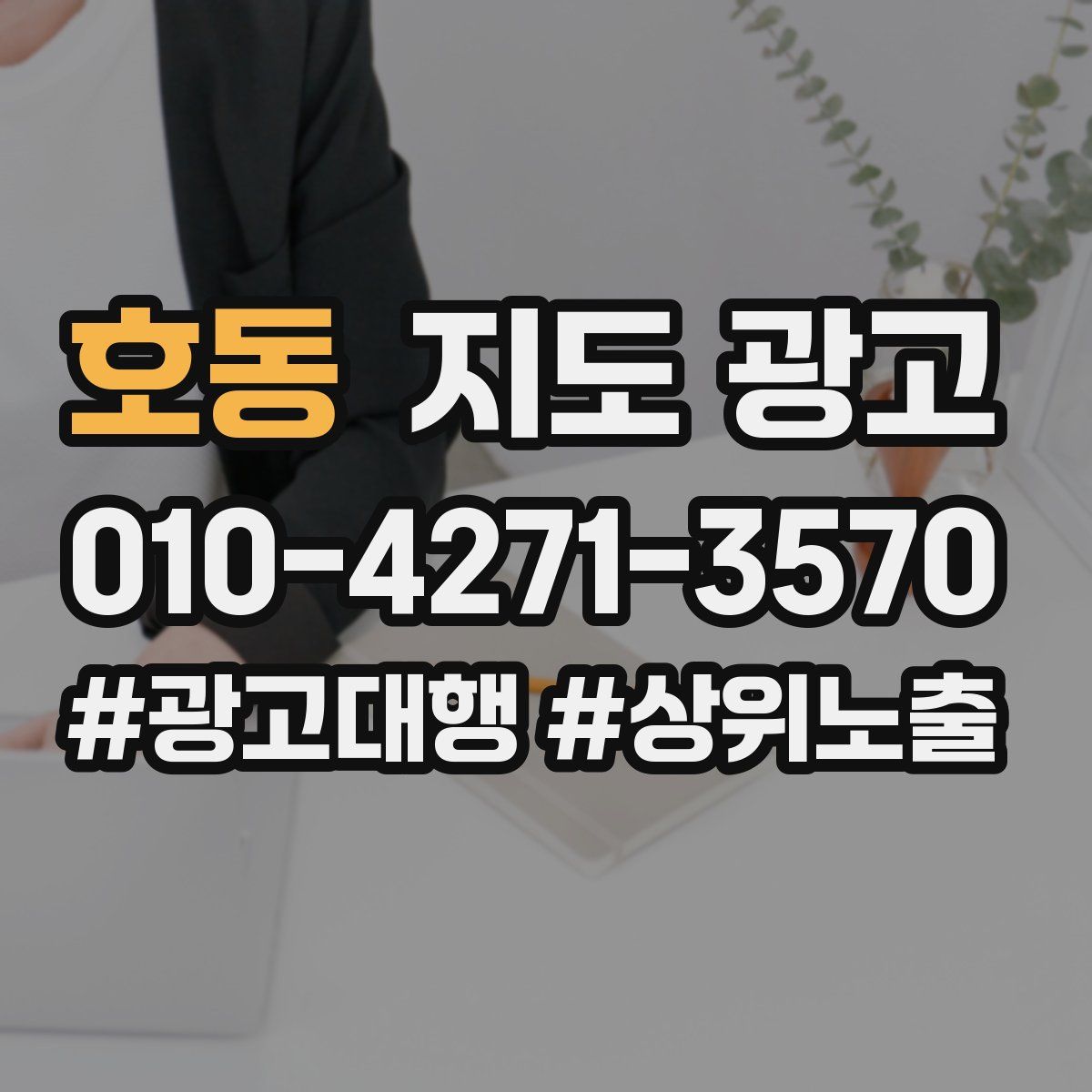 호동 지도 광고