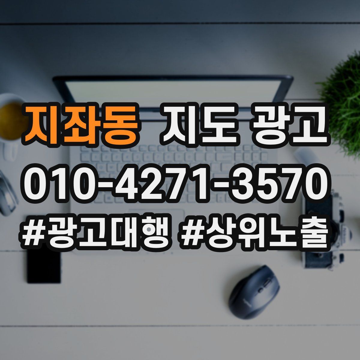 지좌동 지도 광고