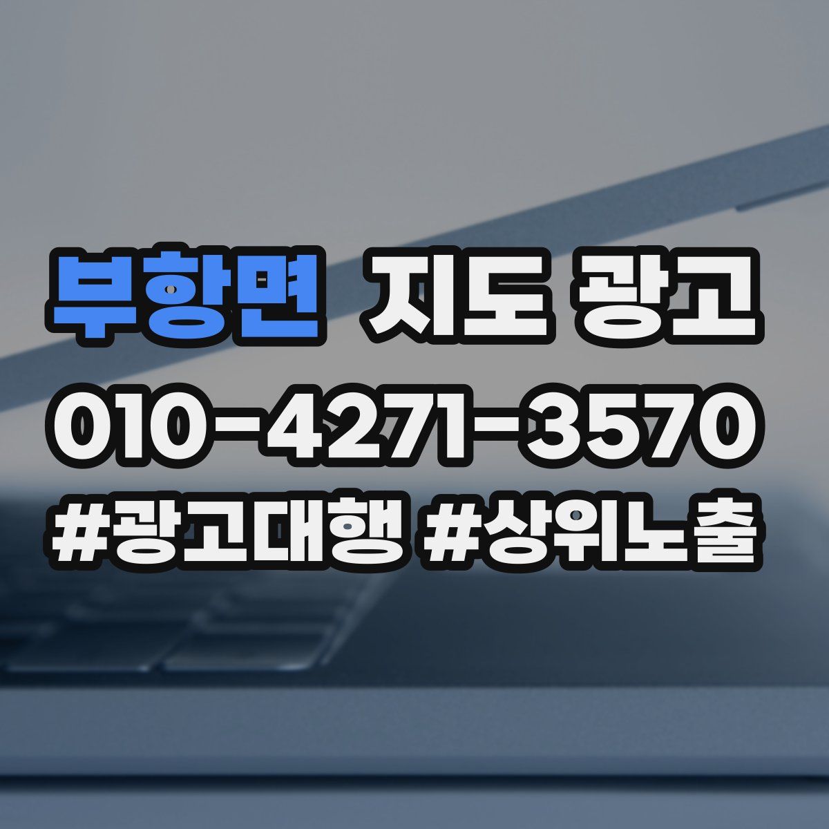 부항면 지도 광고