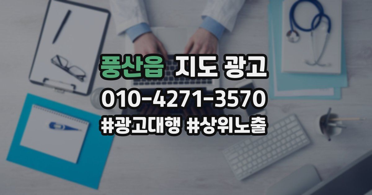풍산읍 지도 광고