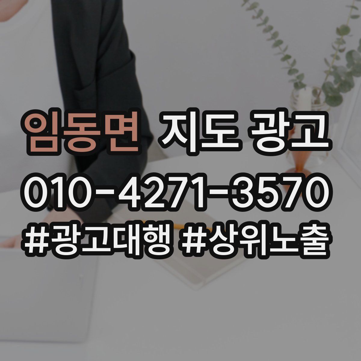 임동면 지도 광고