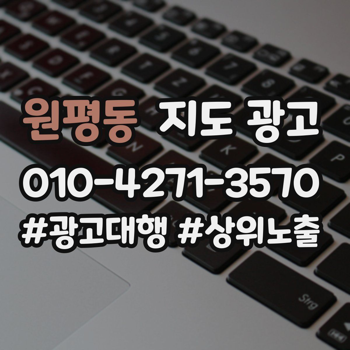 원평동 지도 광고