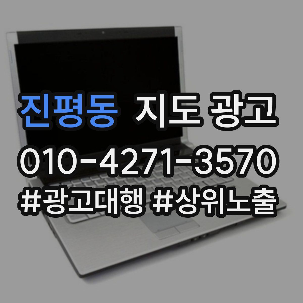 진평동 지도 광고
