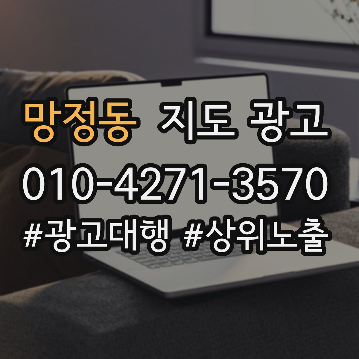 망정동 지도 광고