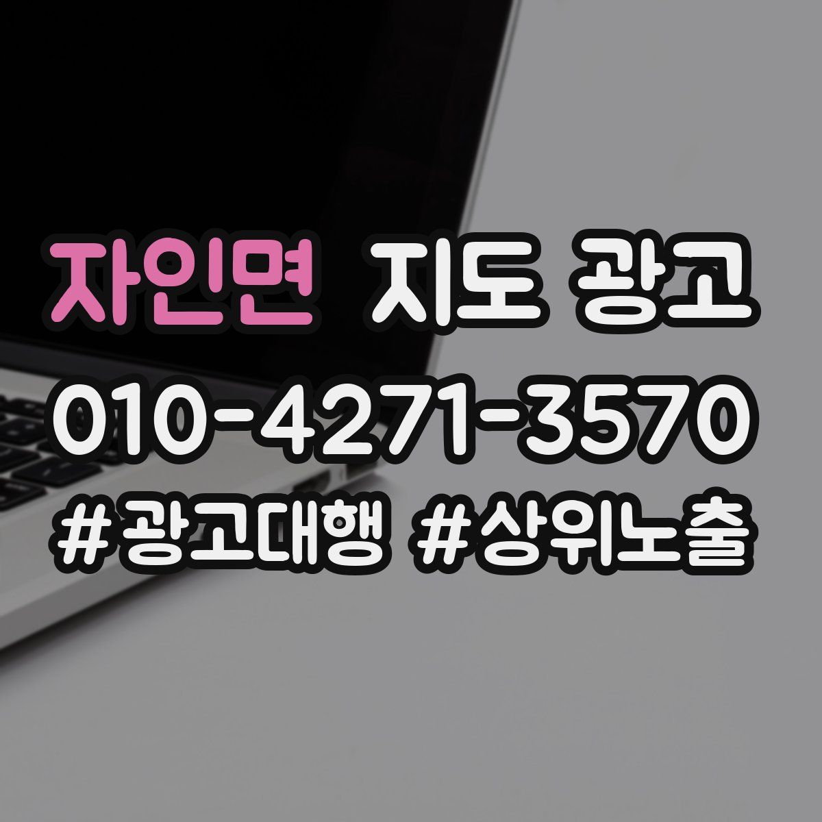 자인면 지도 광고