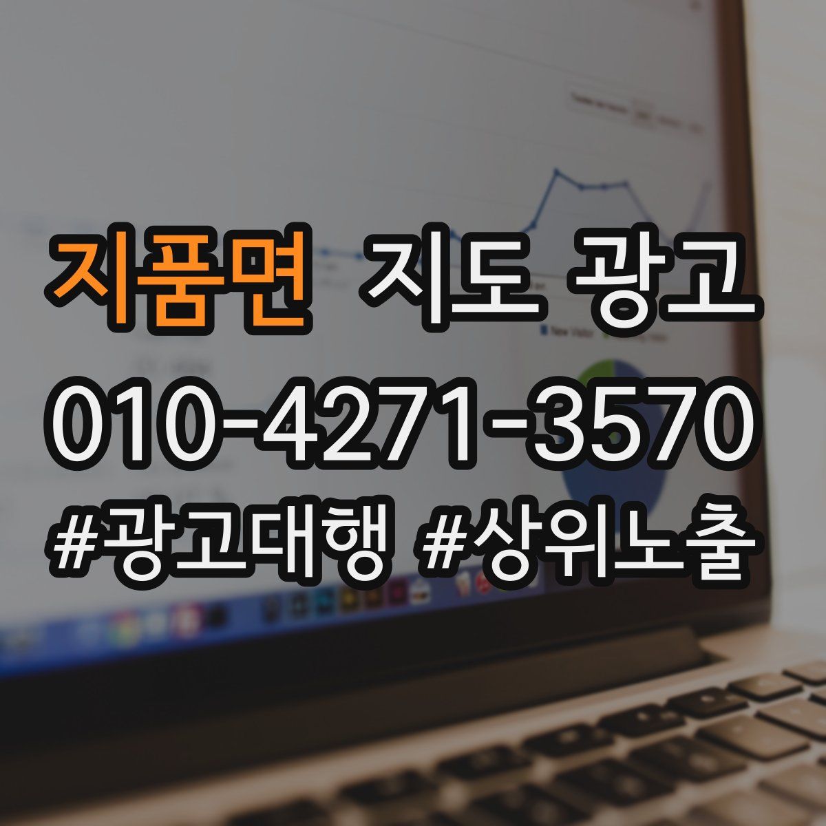 지품면 지도 광고