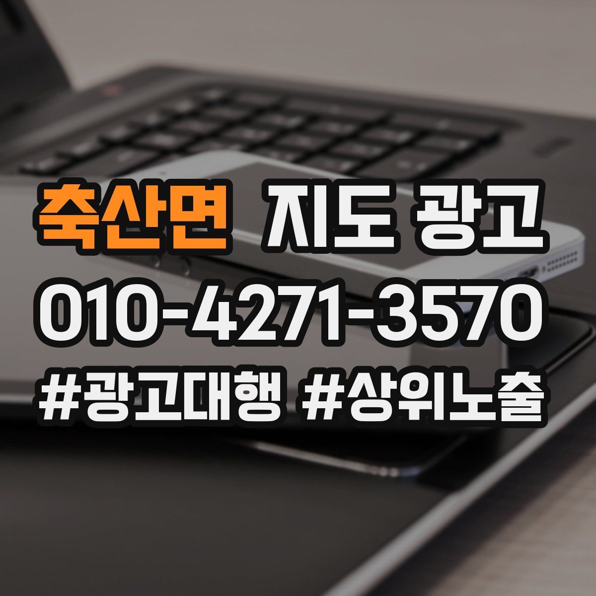 축산면 지도 광고