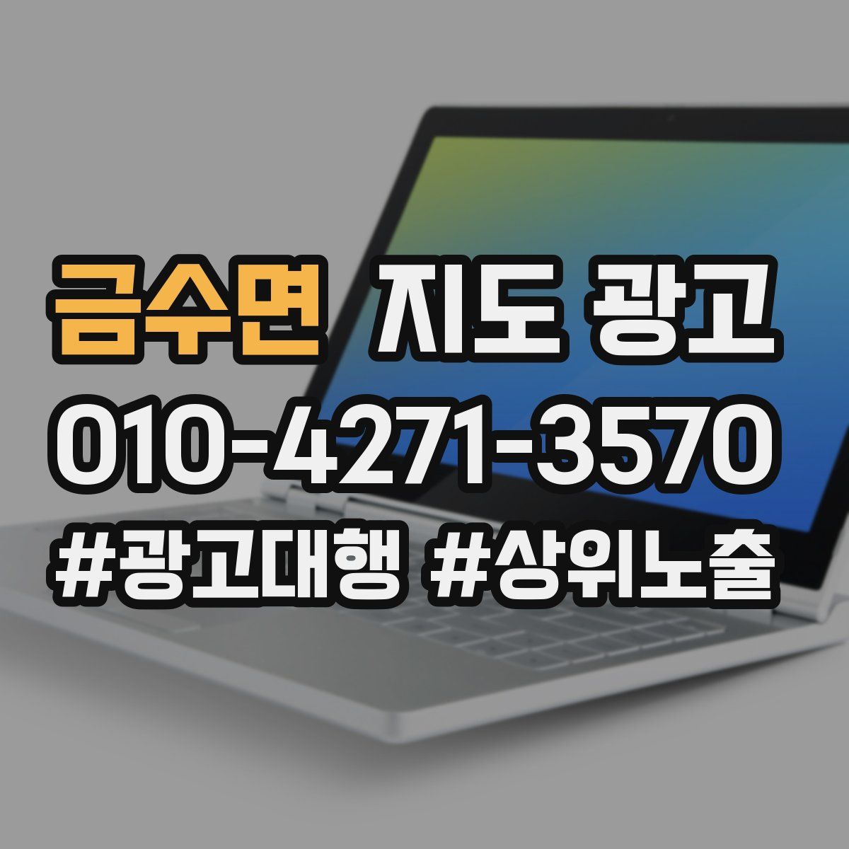 금수면 지도 광고