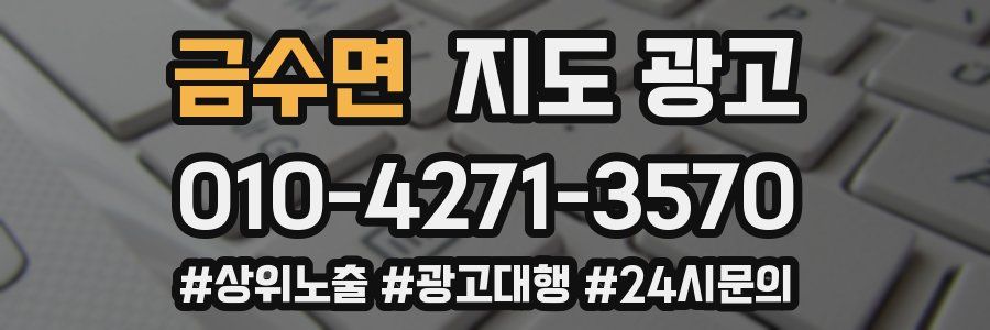 금수면 지도 광고