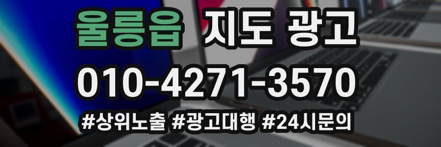 울릉읍 지도 광고