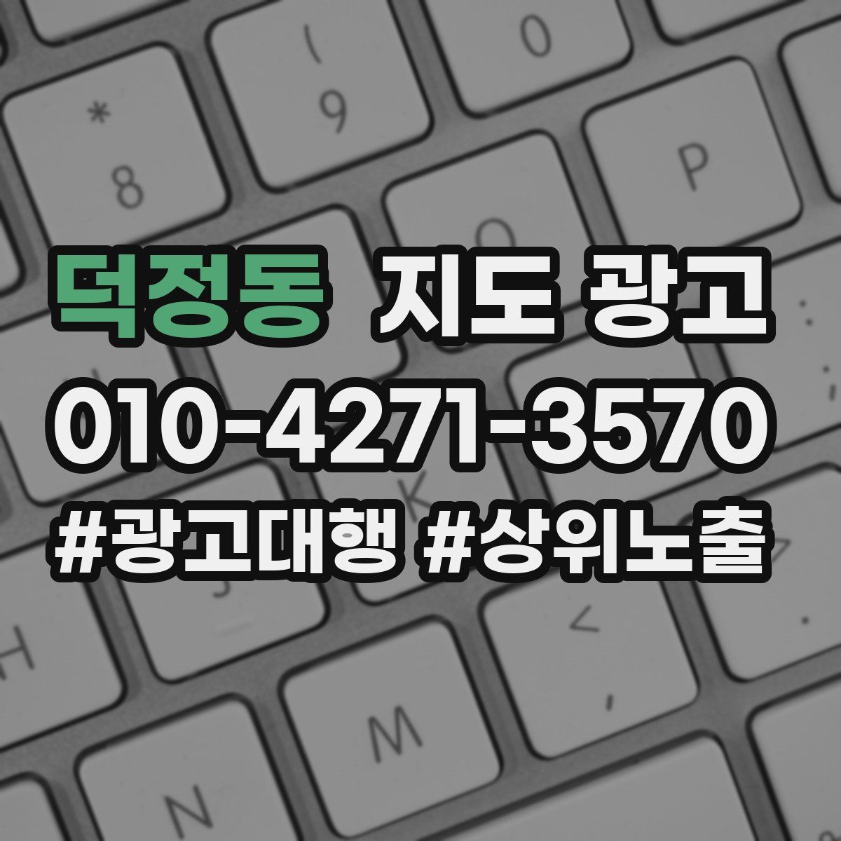 덕정동 지도 광고
