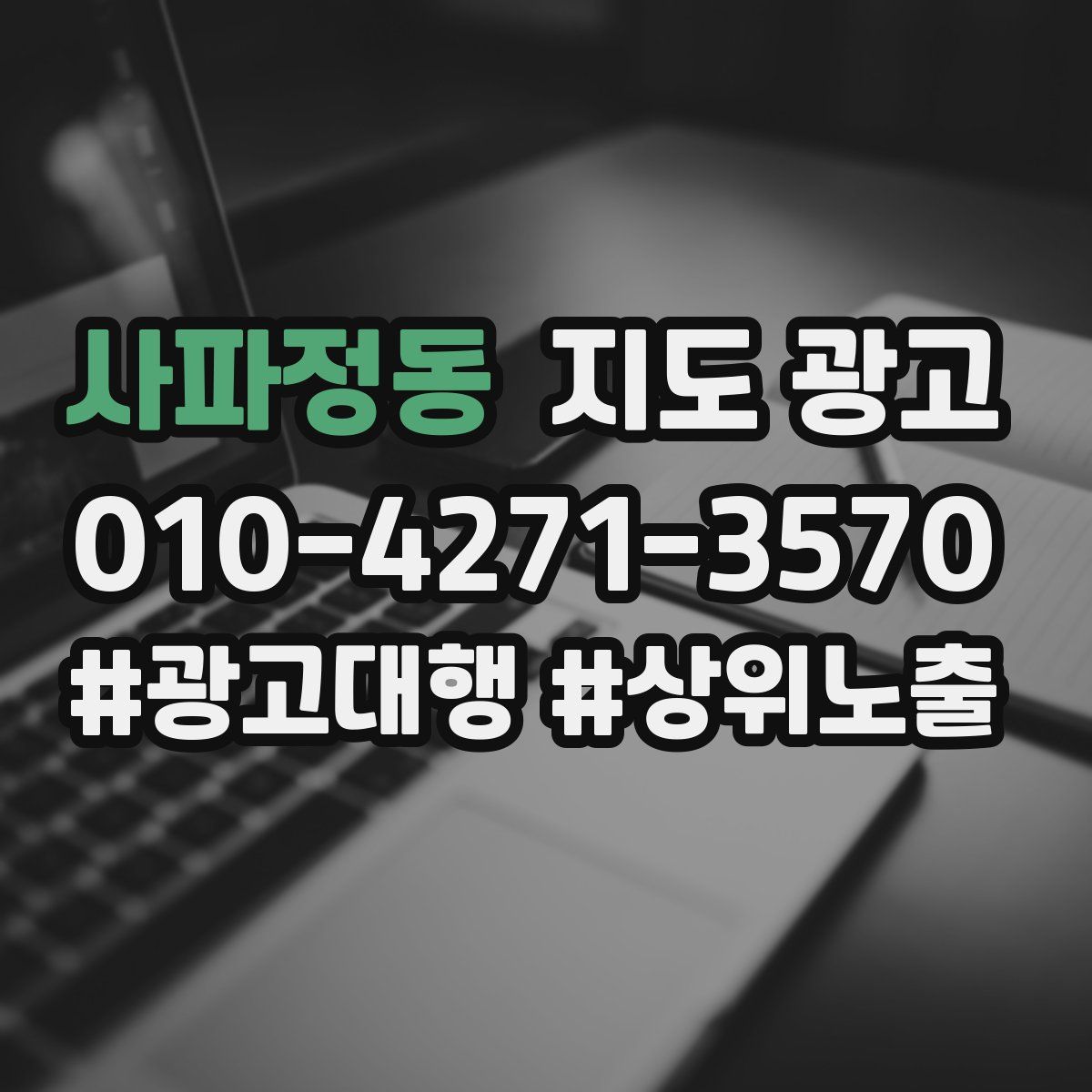사파정동 지도 광고
