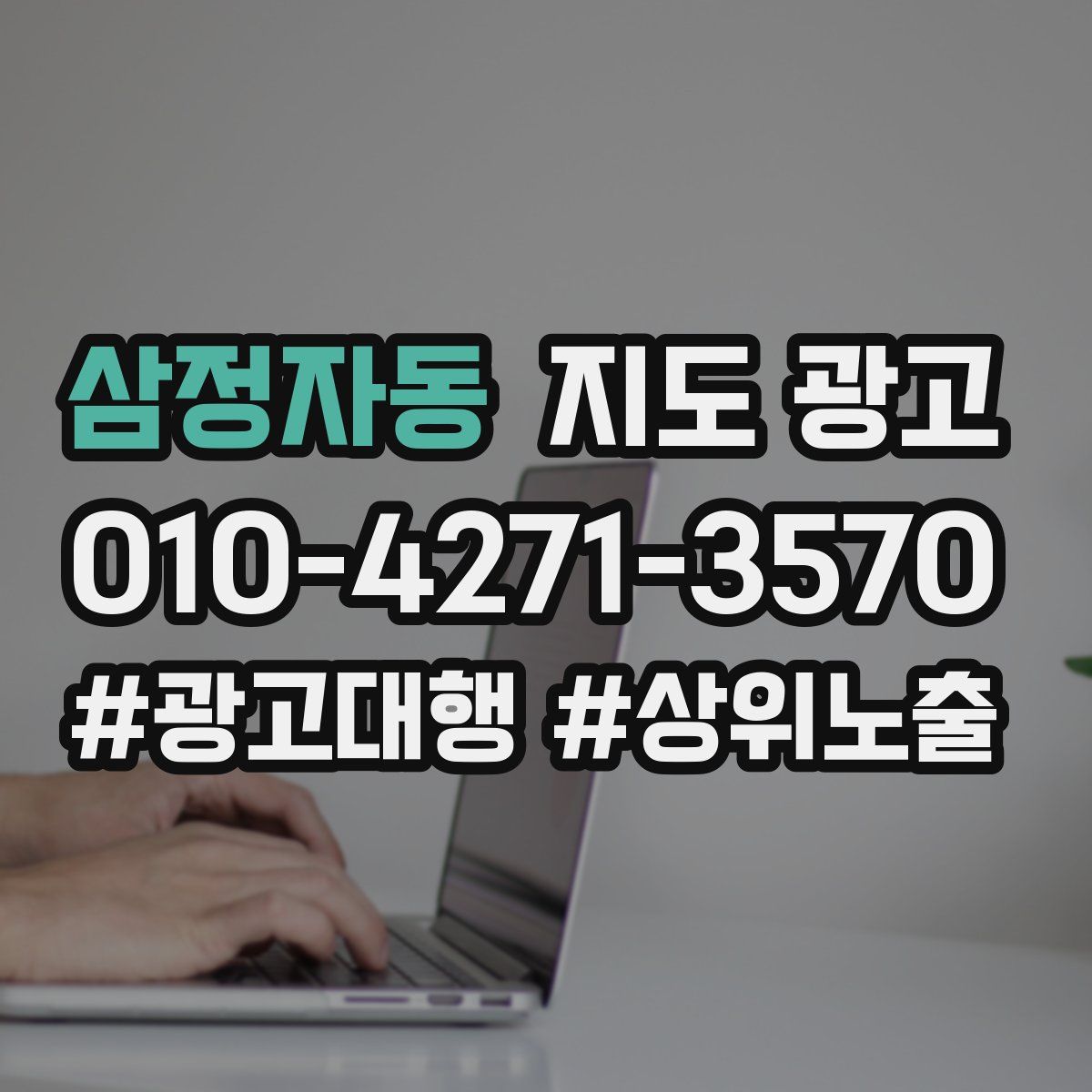 삼정자동 지도 광고