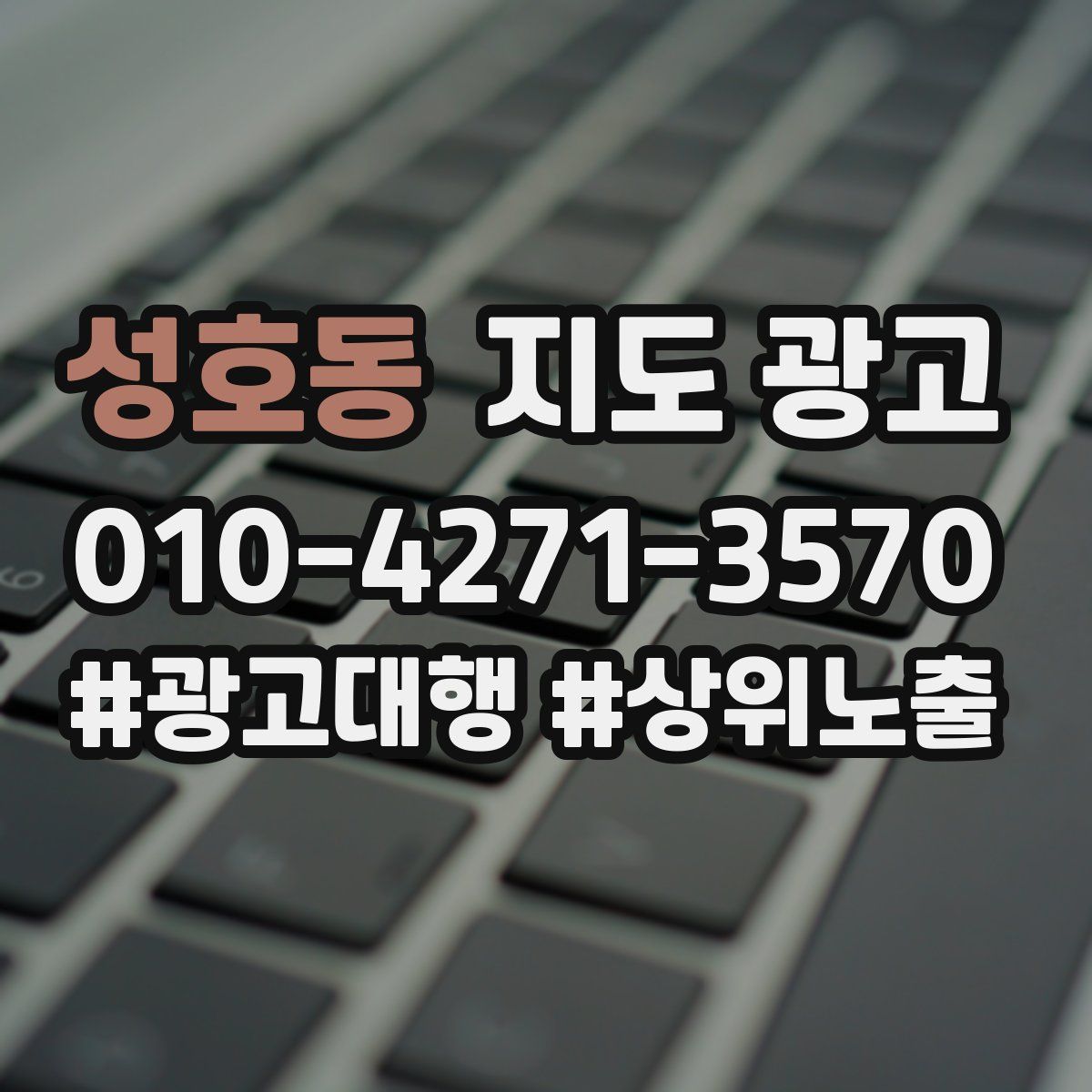 성호동 지도 광고