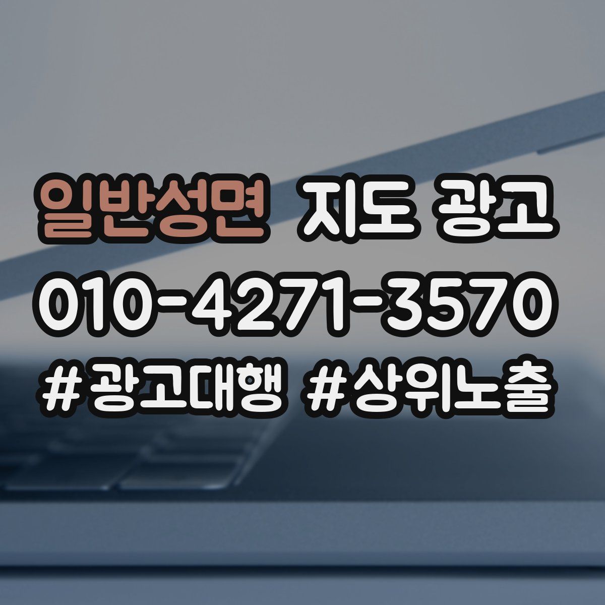 일반성면 지도 광고