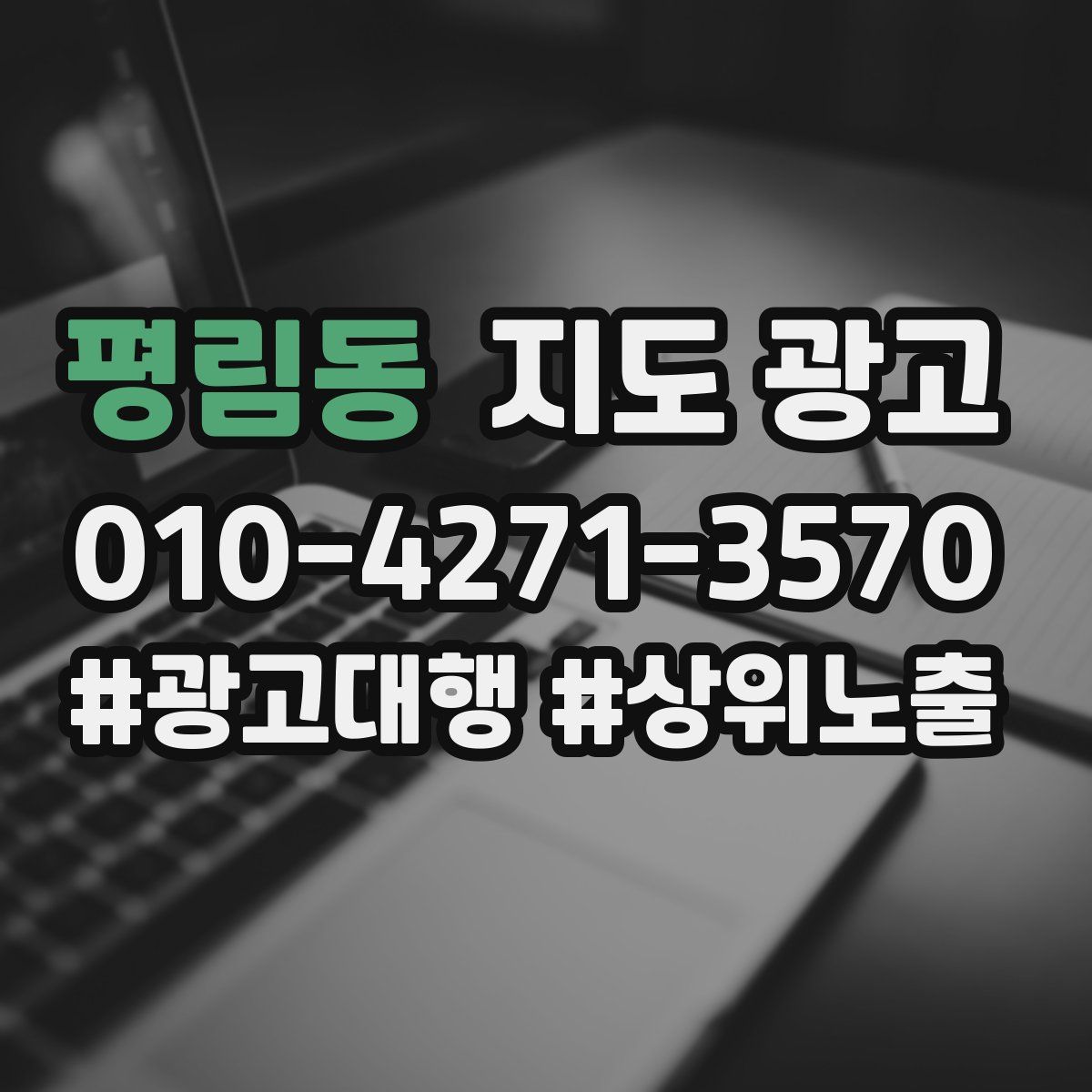 평림동 지도 광고