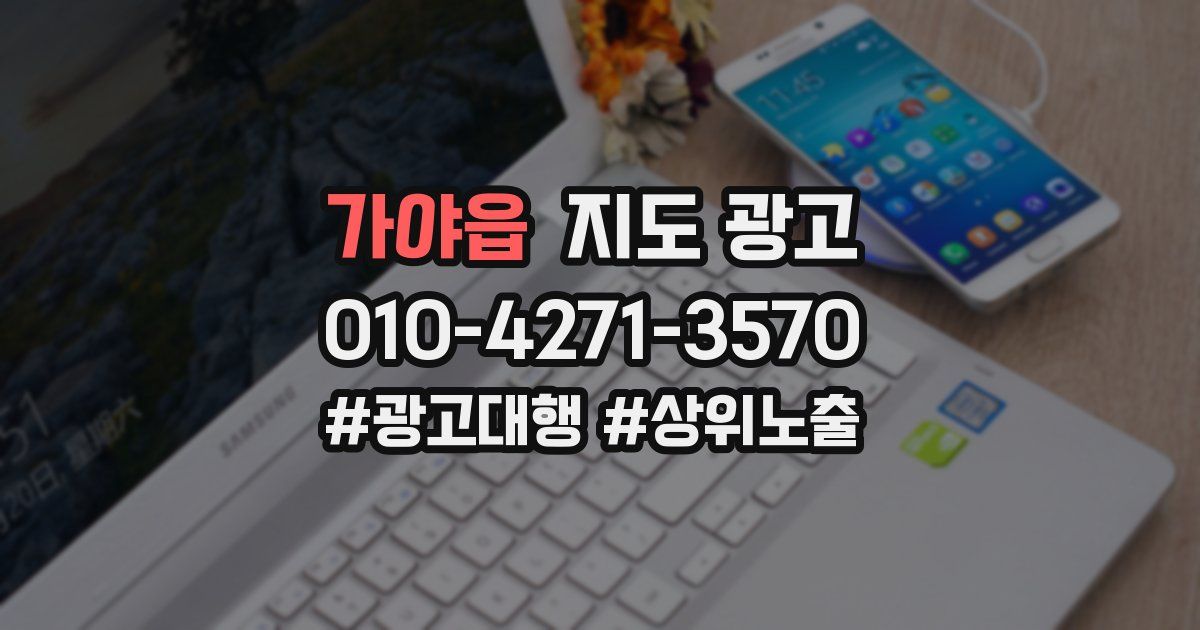 가야읍 지도 광고