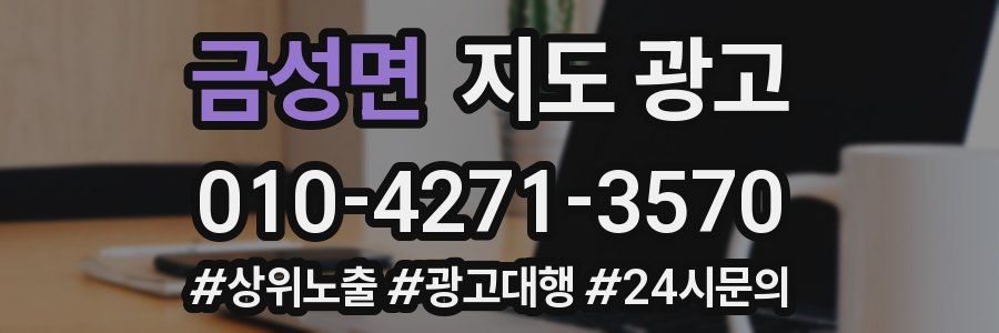 금성면 지도 광고