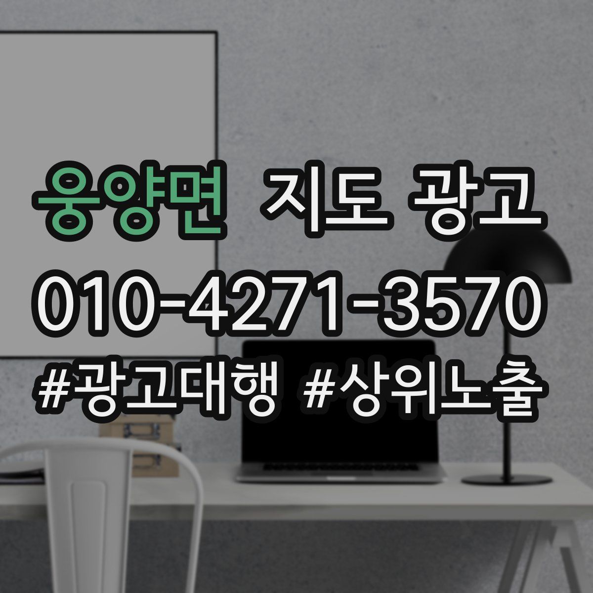 웅양면 지도 광고