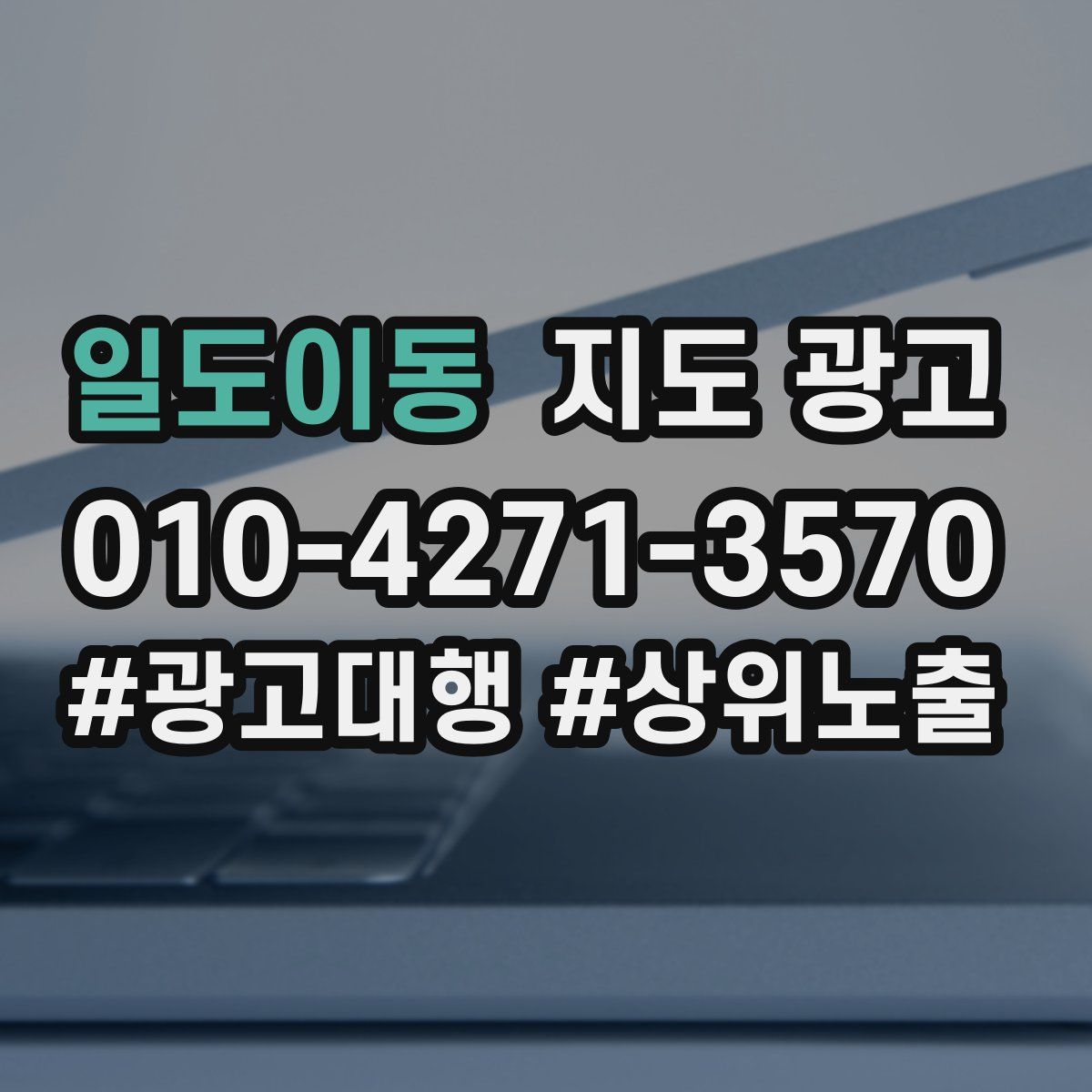 일도이동 지도 광고
