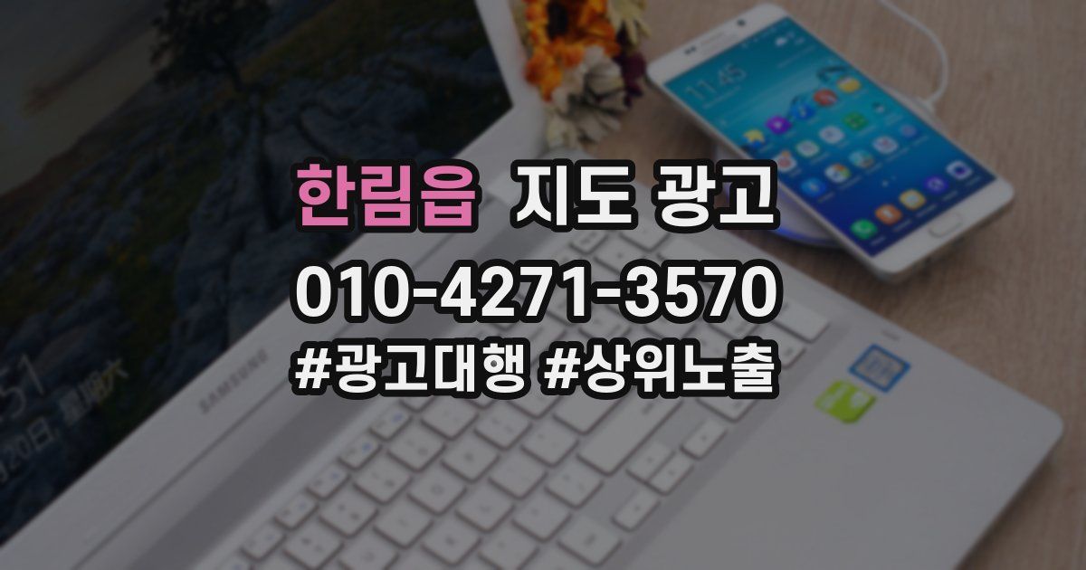 한림읍 지도 광고