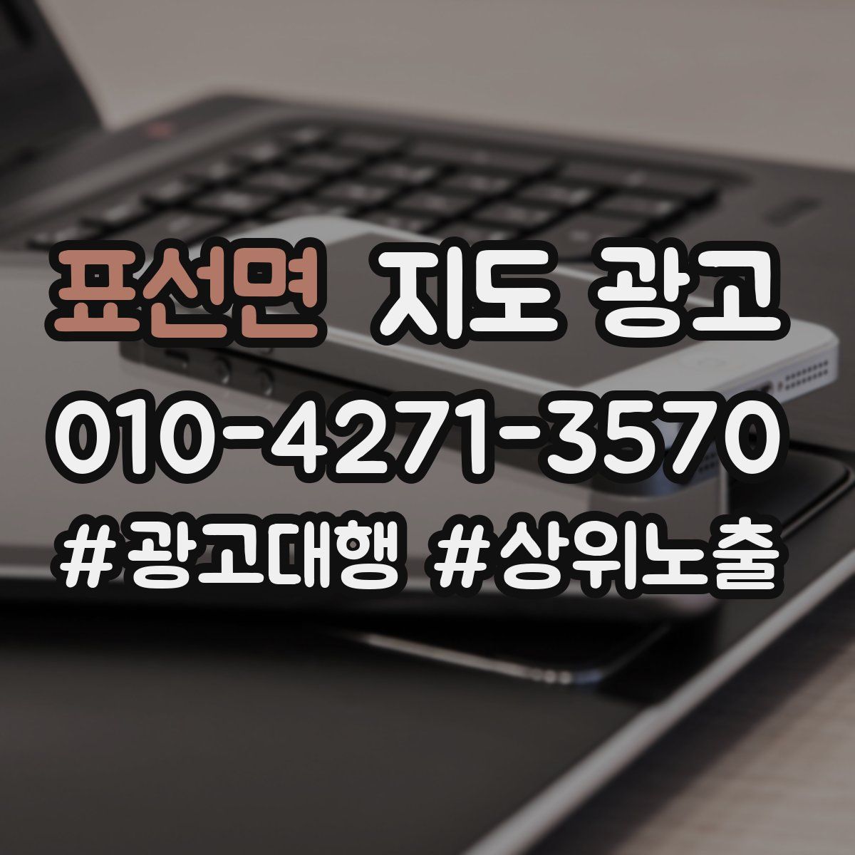 표선면 지도 광고