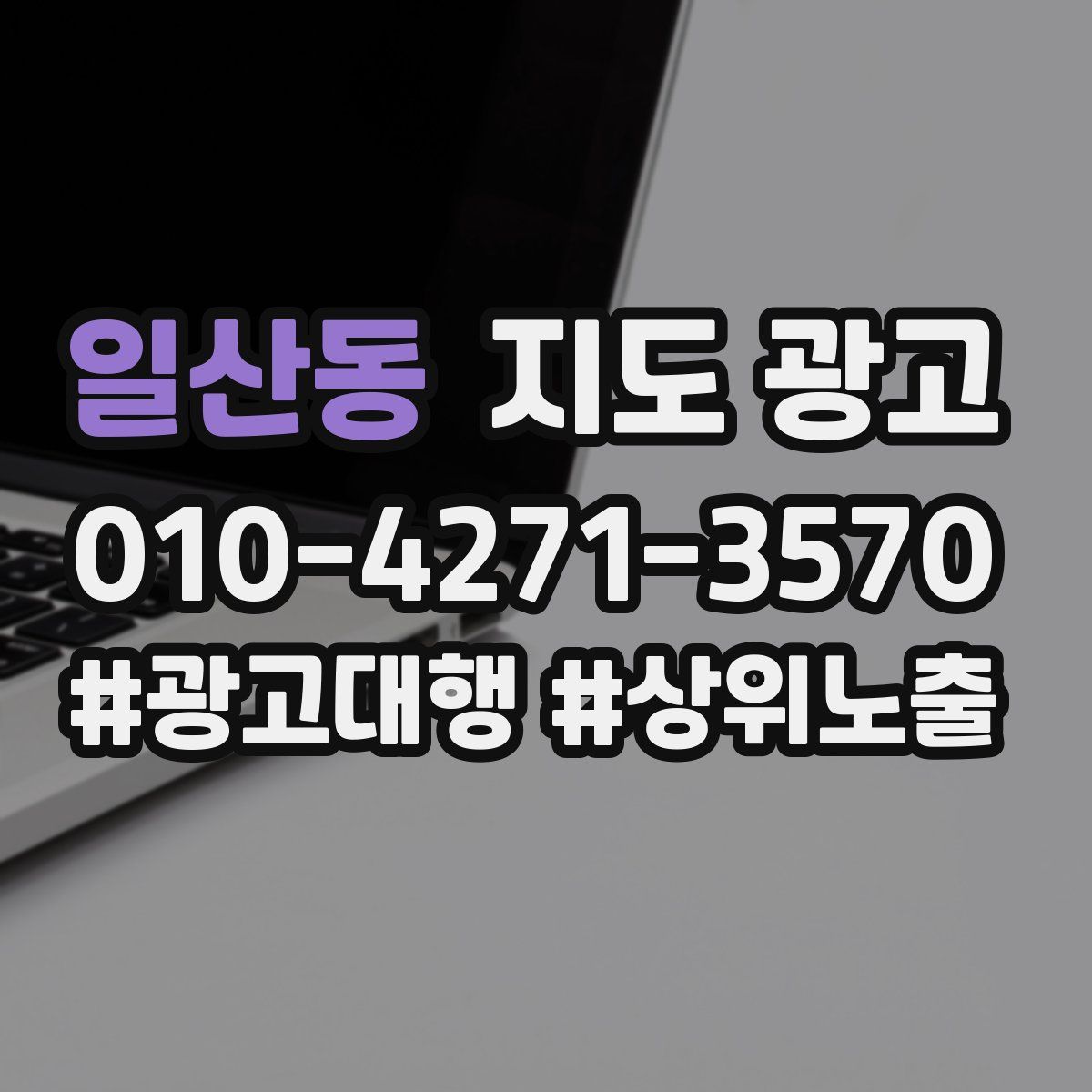 일산동 지도 광고