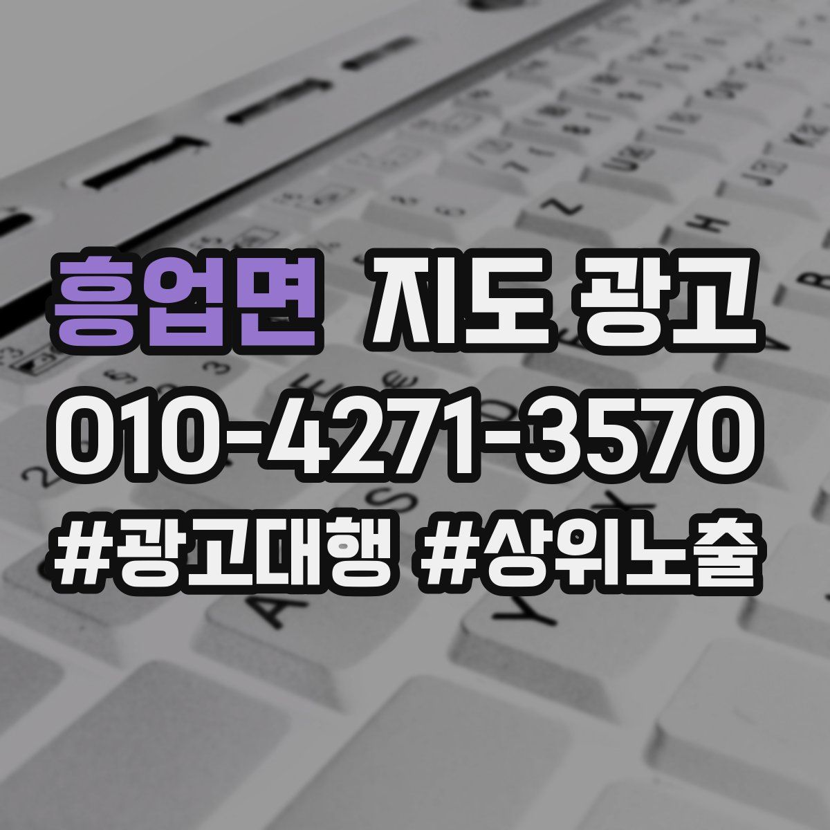 흥업면 지도 광고