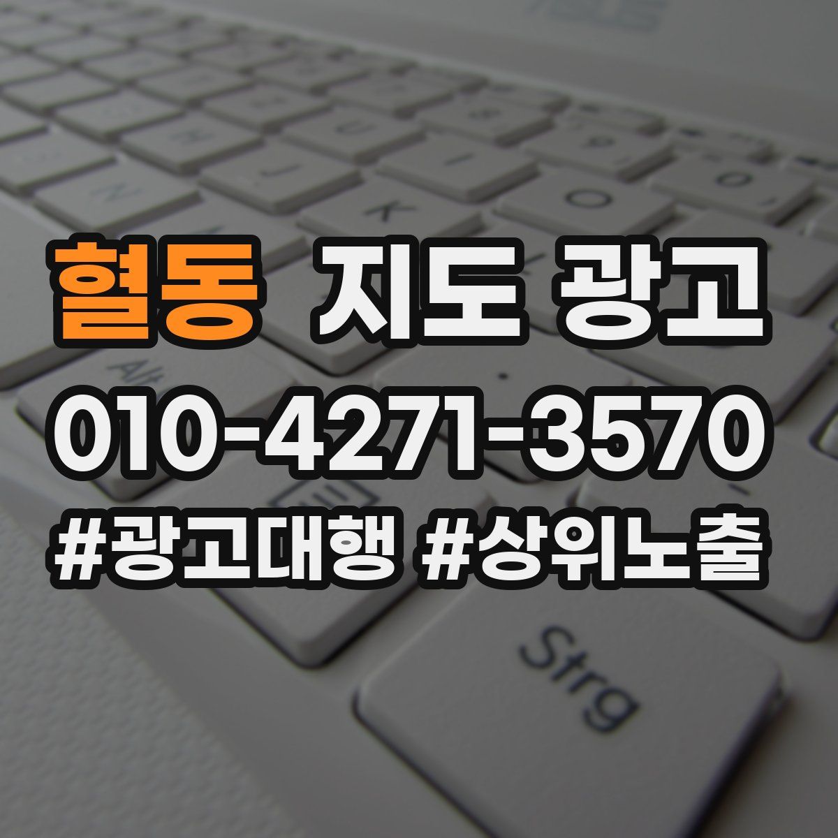 혈동 지도 광고