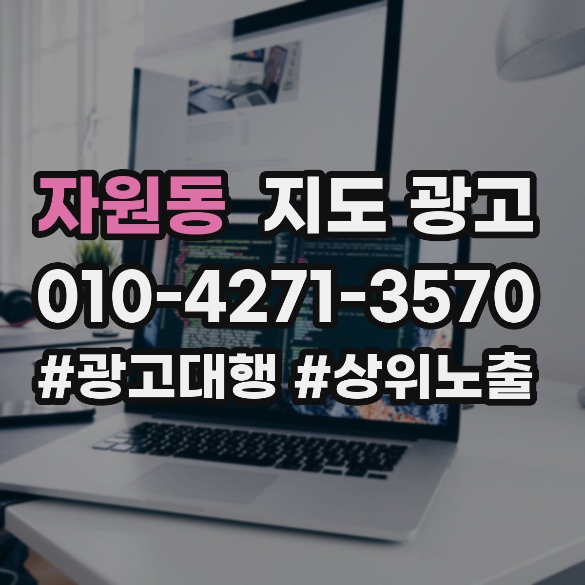 자원동 지도 광고