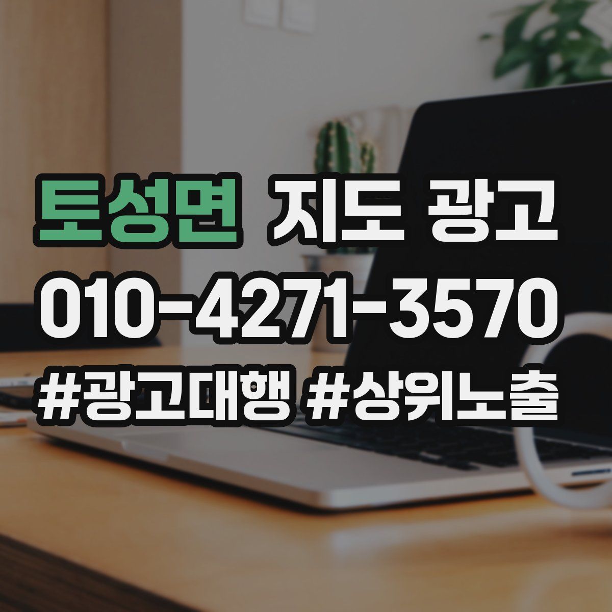 토성면 지도 광고