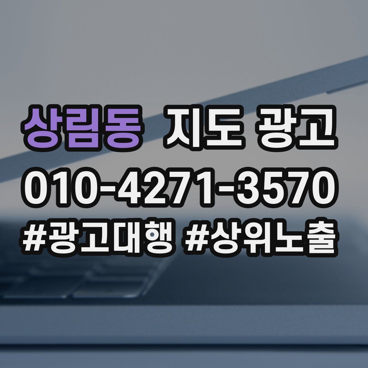 상림동 지도 광고