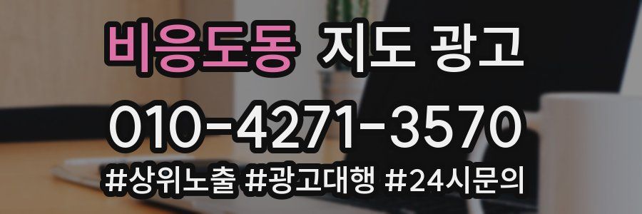 비응도동 지도 광고