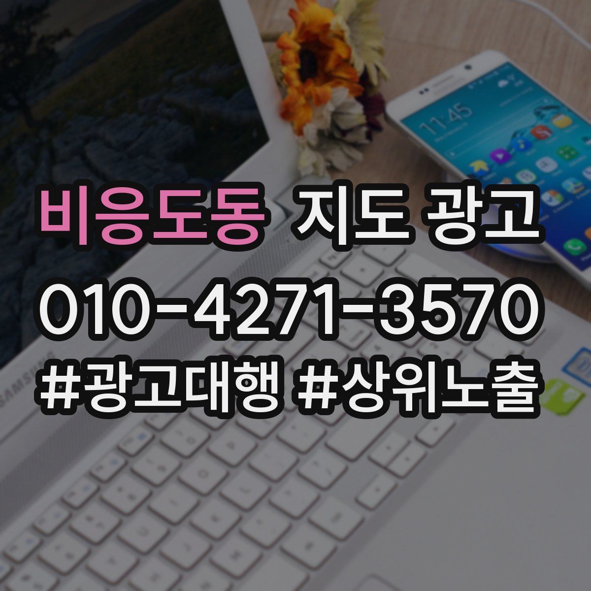 비응도동 지도 광고