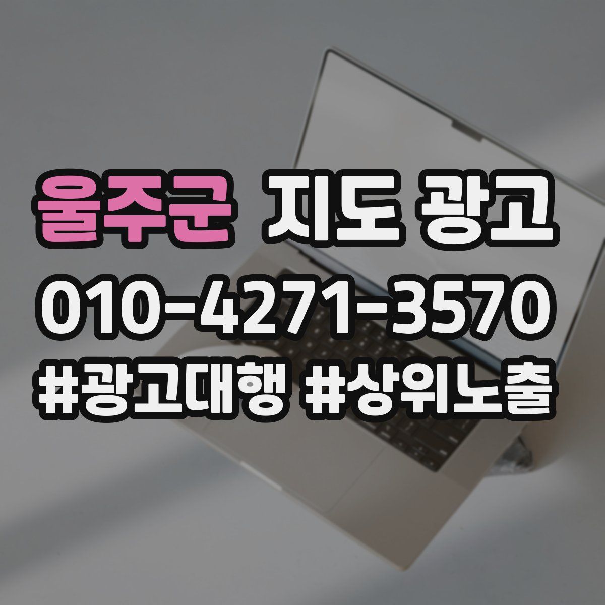 울주군 지도 광고