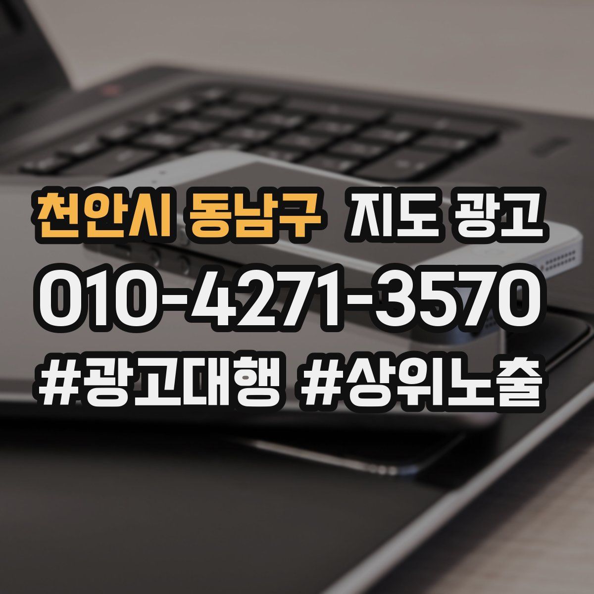천안시 동남구 지도 광고
