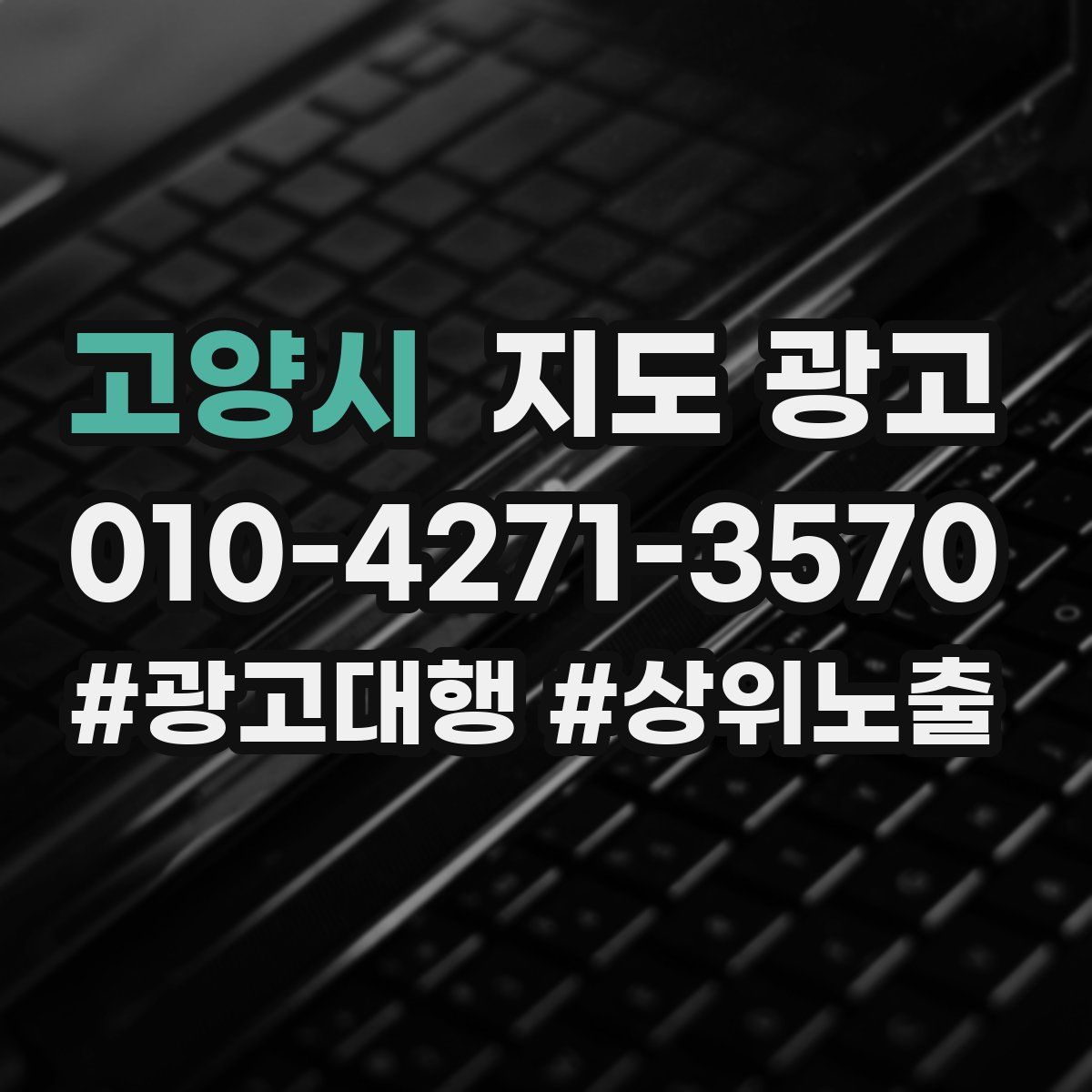 고양시 지도 광고